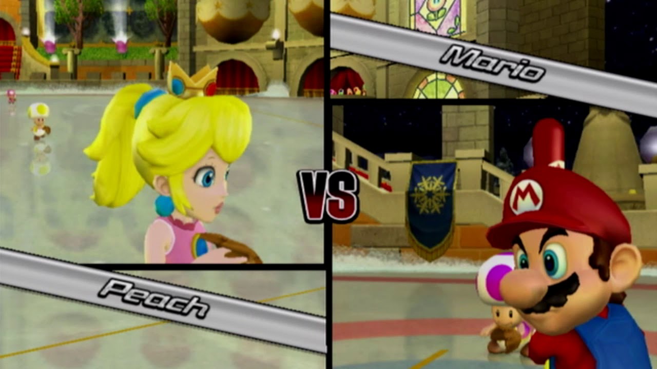 Mario Super Sluggers Season (Week 1) Mario At Peach