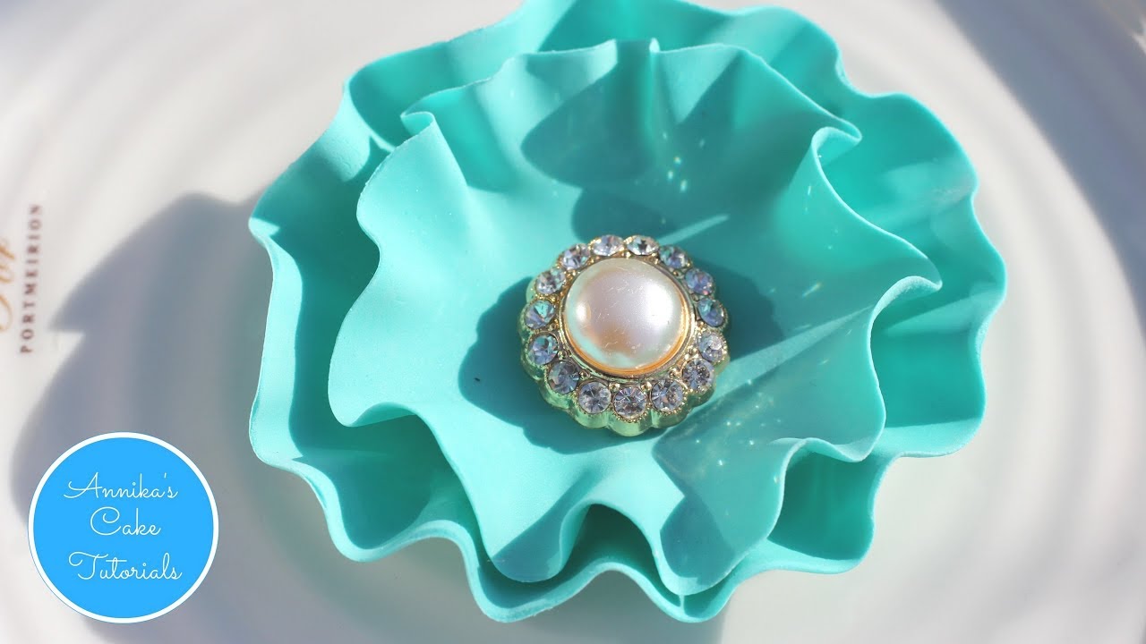Easy to make ruffled fantasy flower | Sugar Flowers