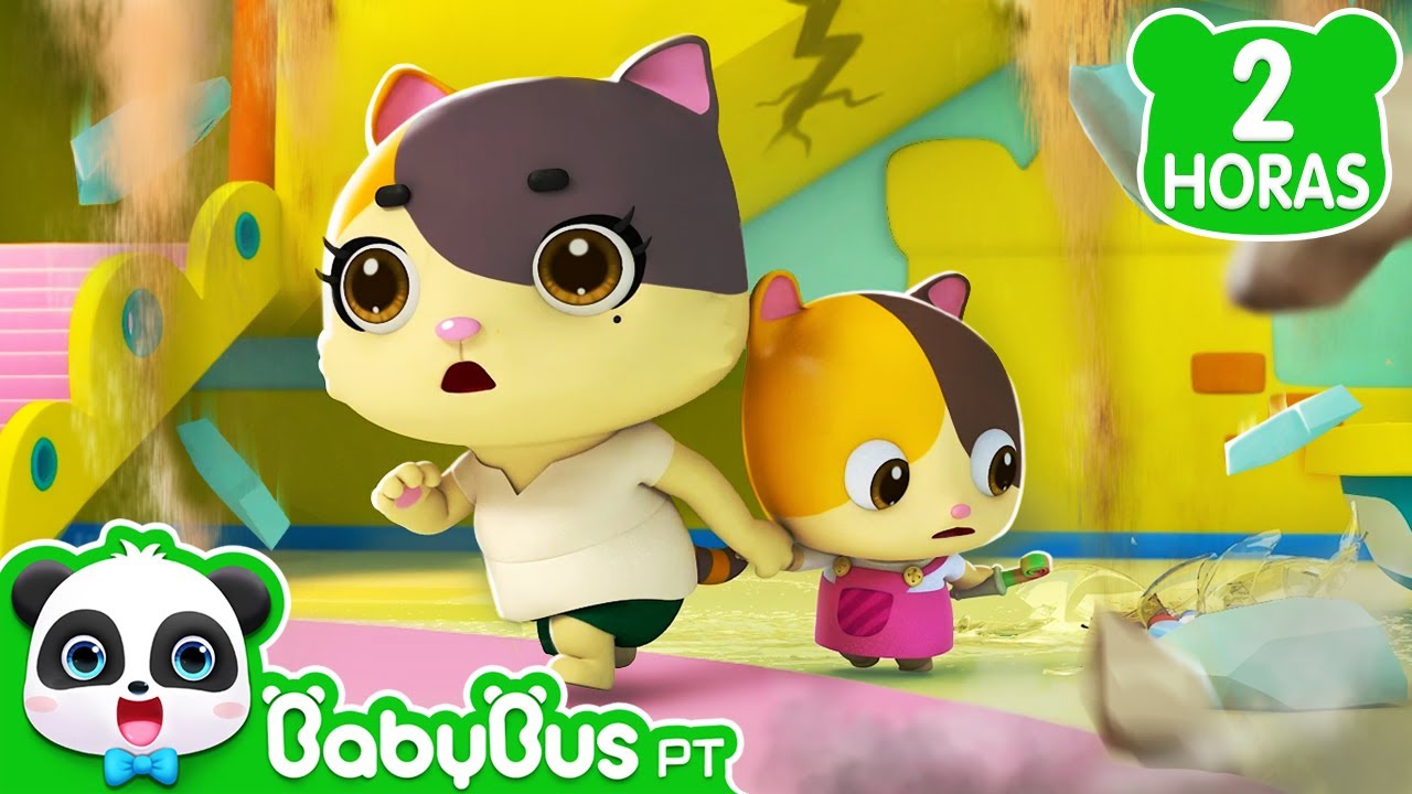 Resgatando Pessoas de um Terremoto | 2 HORAS DE BABYBUS | +Completo | Músicas Infantis e Desenhos