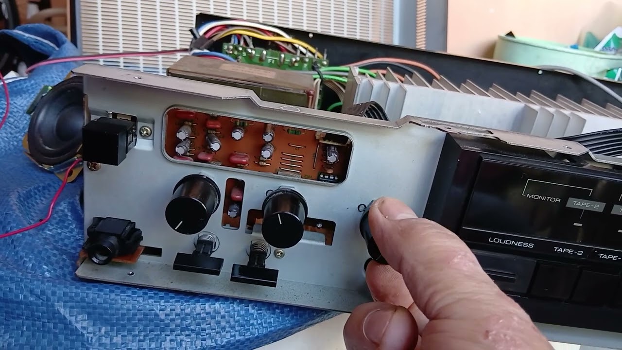 Restored old kenwood amplifier