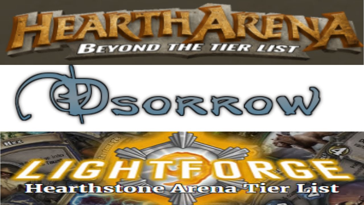 Dsorrow vs HearthArena vs Lightforge
