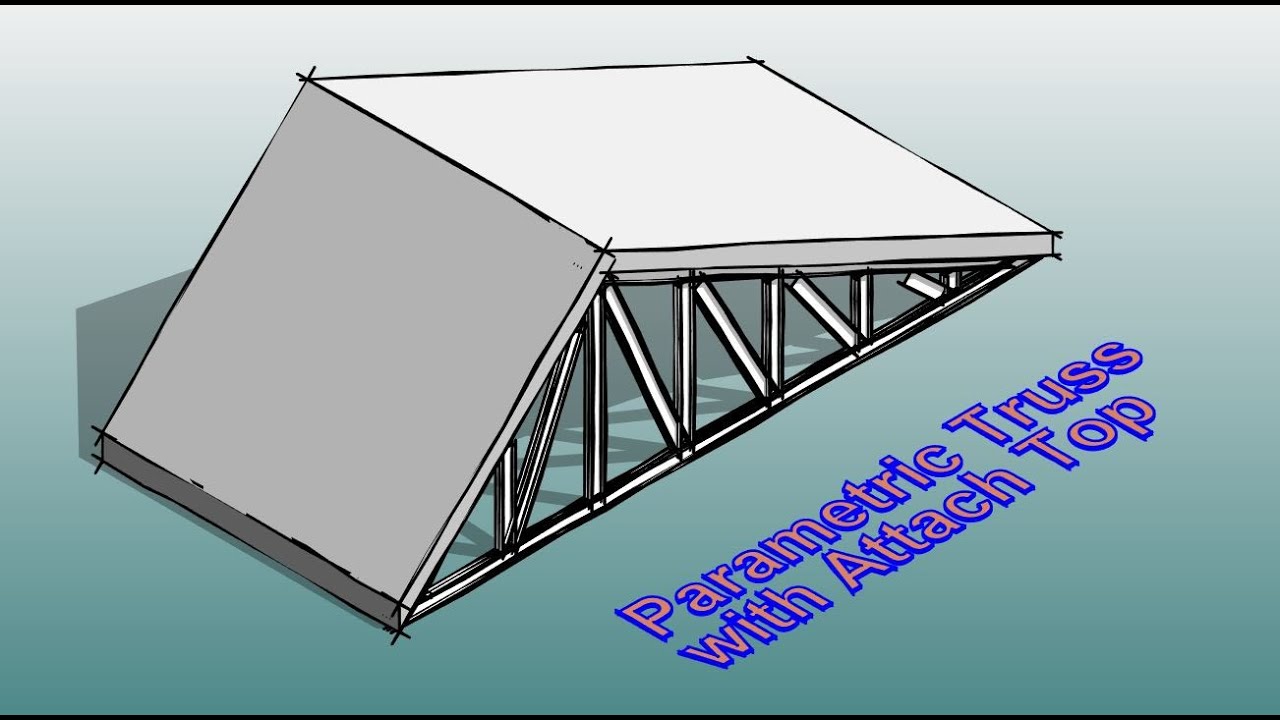 Everyday Revit (Day 329) - Parametric Truss with Attach Top