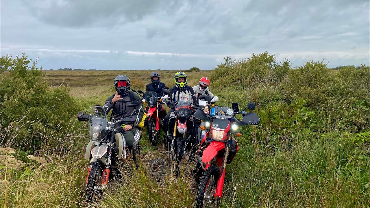 Some wet and slippery trail rides in Clare, Ireland.