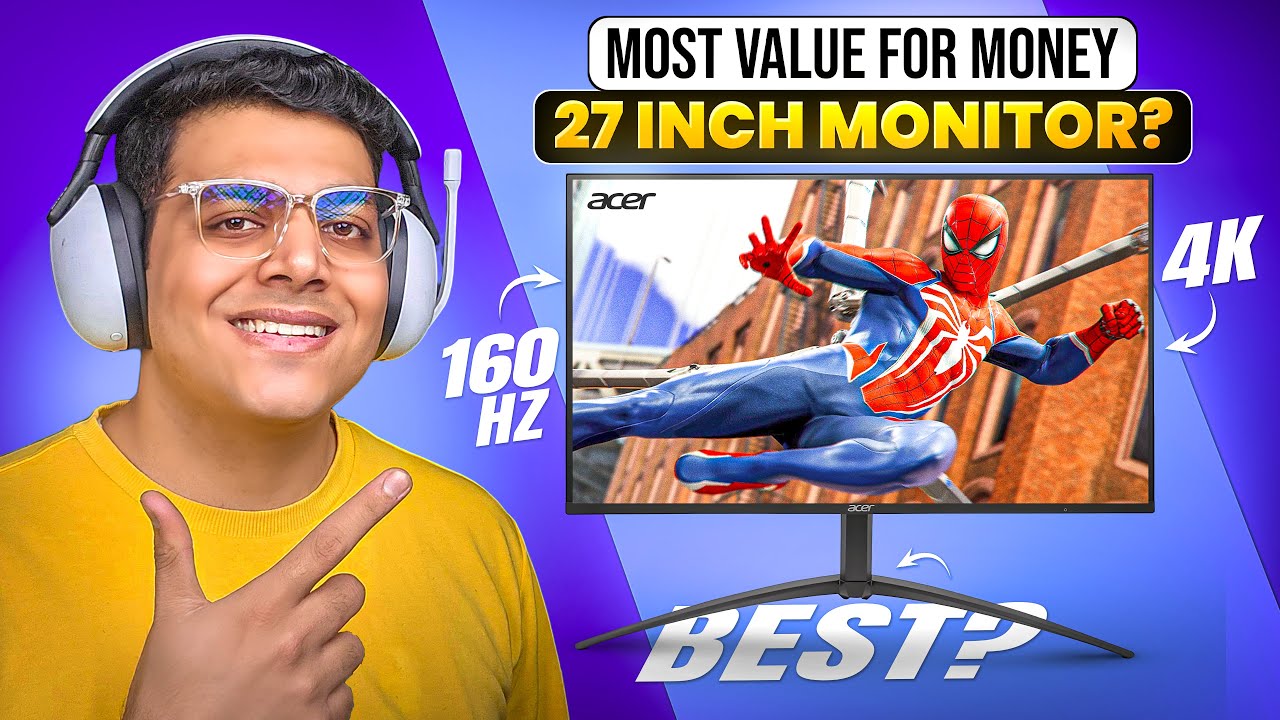 FINALLY A GOOD 27 INCH 4K MONITOR 😍 | FEAT. Acer Nitro XV275K