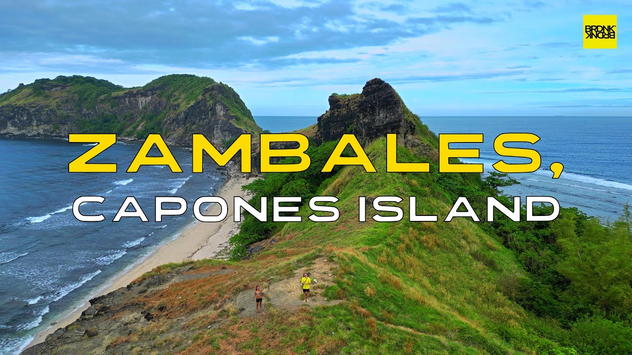 Zambales Aerials, Capones Island, Anawangin Cove. Philippines. 4K HDR