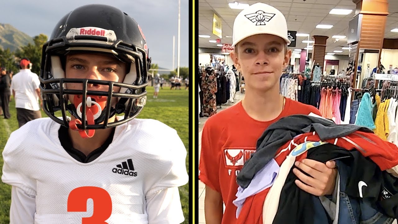 ПОКУПКА ШКОЛЬНОЙ ОДЕЖДЫ и ПЕРВЫЙ ФУТБОЛЬНЫЙ МАТЧ В СТАРШЕЙ ШКОЛЕ! 🏫🏈