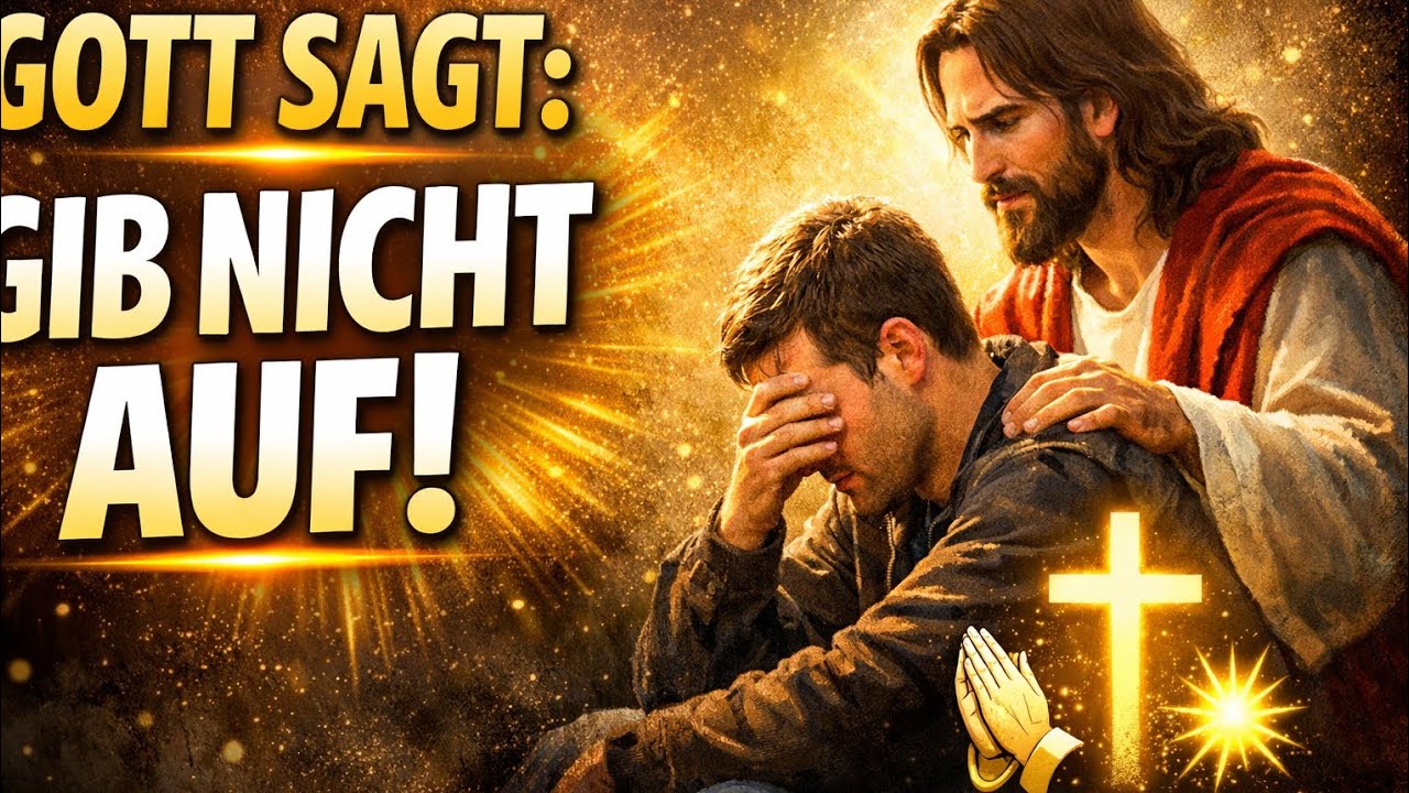 GOTT SAGT: Gib jetzt nicht auf – Dein Wunder ist näher als du denkst! 🙏✨