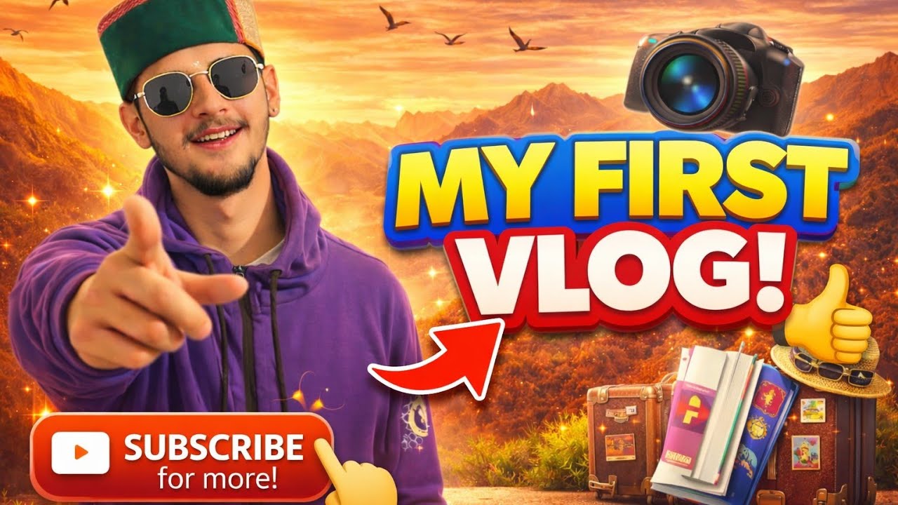 My first vlog #1  #Daily video #sauravpandit #himachal #mohali 