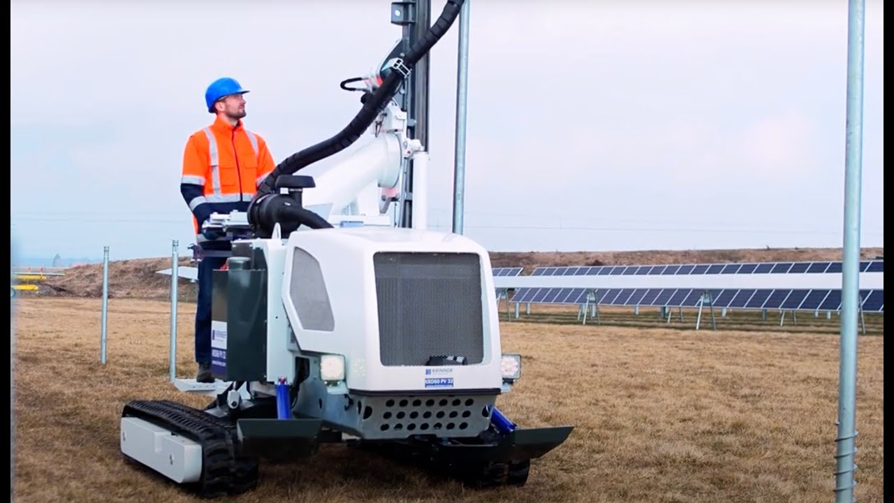 Hatz x Krinner: Powerful Engines for Ground Screws