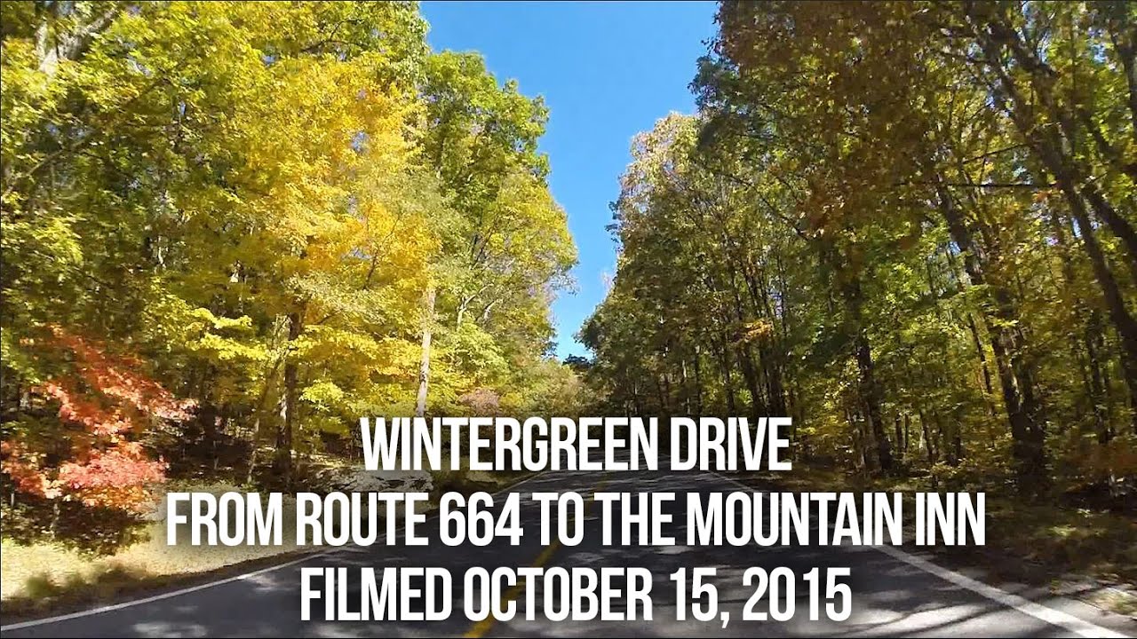 Scenic Fall Drive Up to Wintergreen Resort!