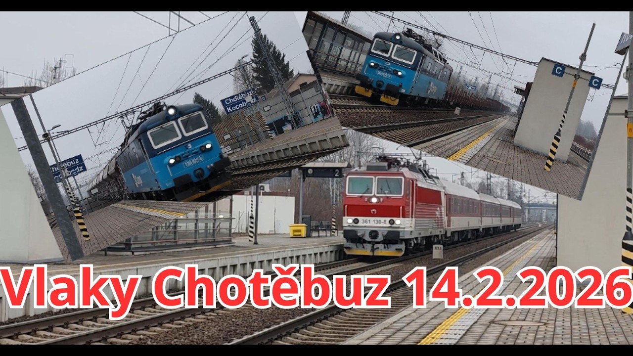 Vlaky Chotěbuz 14.2.2026