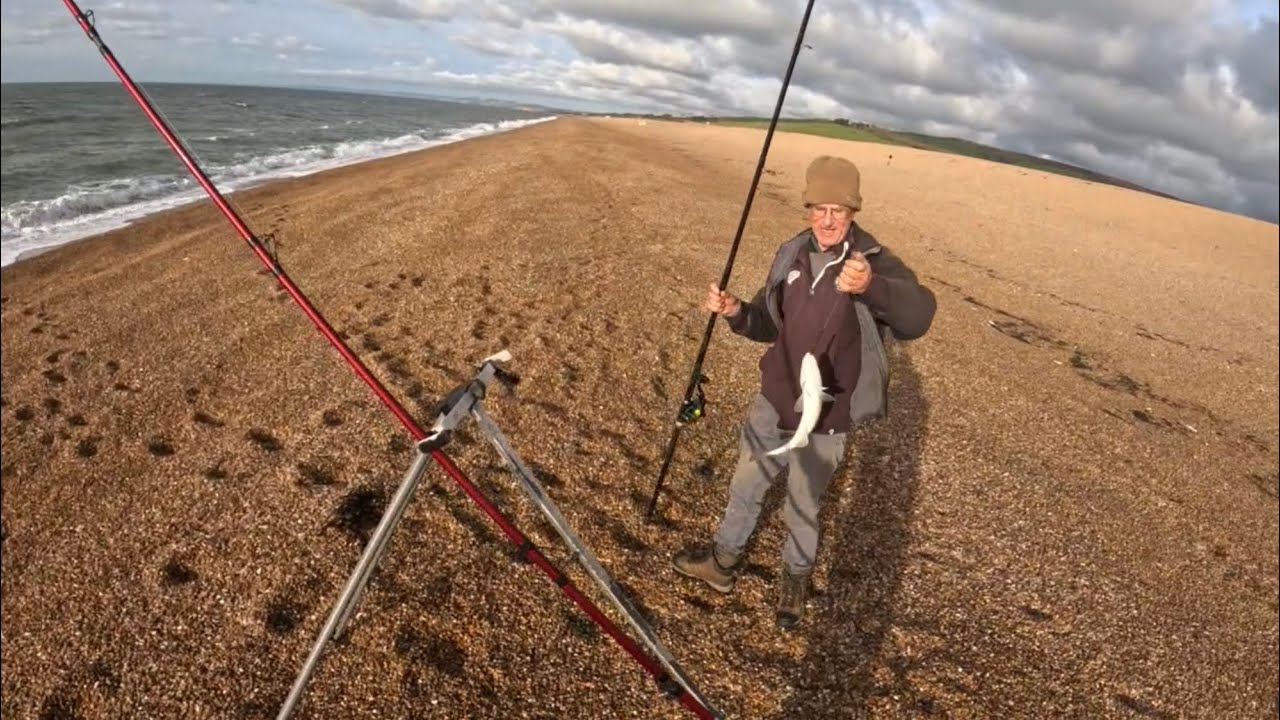 Before And After Storm Darragh Two Trips Sea Fishing Chesil Beach Codling Big Conger And More