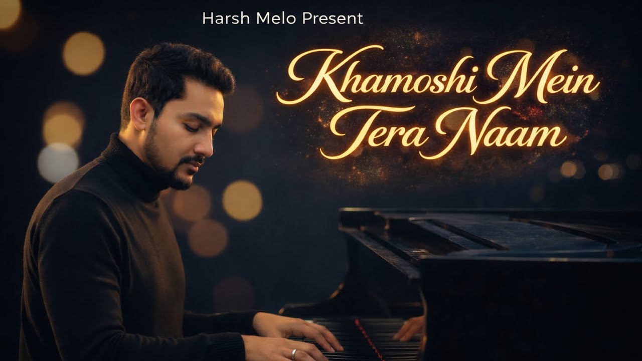 Khamoshi Mein Tera Naam | Sad Unplugged Piano Song | Harsh Pandey | Harsh Melo