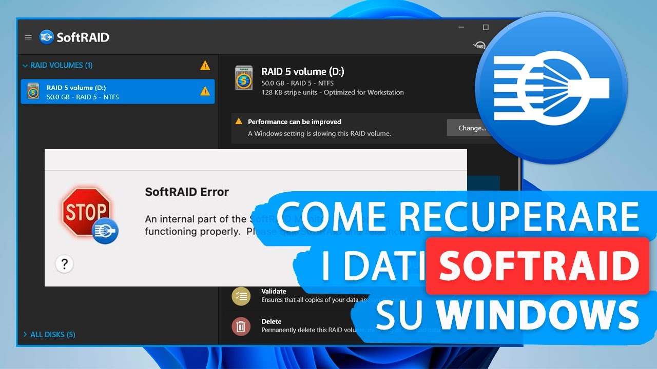 Recupero dischi RAID: come ripristinare i dati SoftRAID su Windows