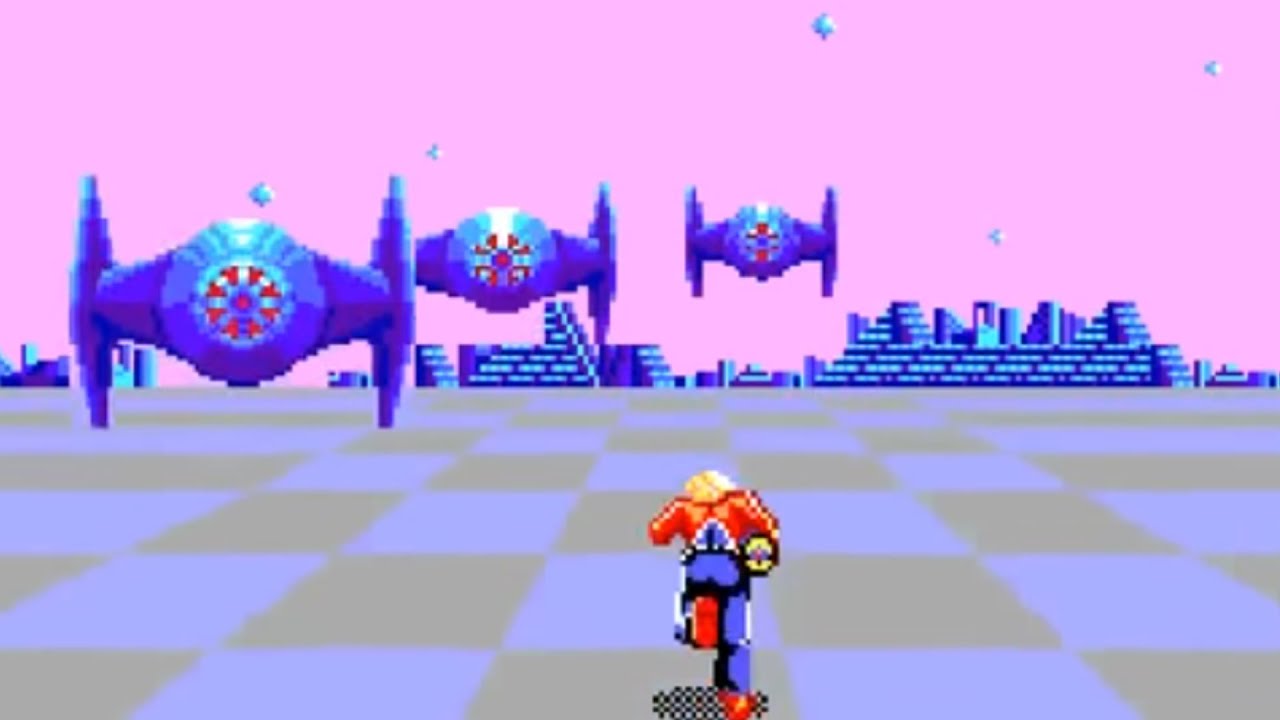 Space harrier 3D Sega Master system pacifist playthrough Hard