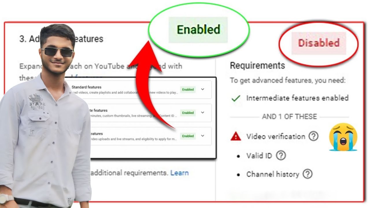 How to Enabled Youtube Advanced Features After Disabled || ✅ Bangla tutorial || sagor official
