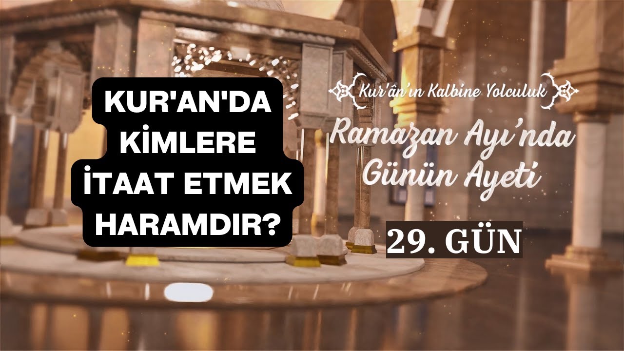 Kur'ân'a Göre Yönetici ve Yalan | Ramazan 29 | Ramazan 2024 | Prof. Dr. Muhittin Akgül