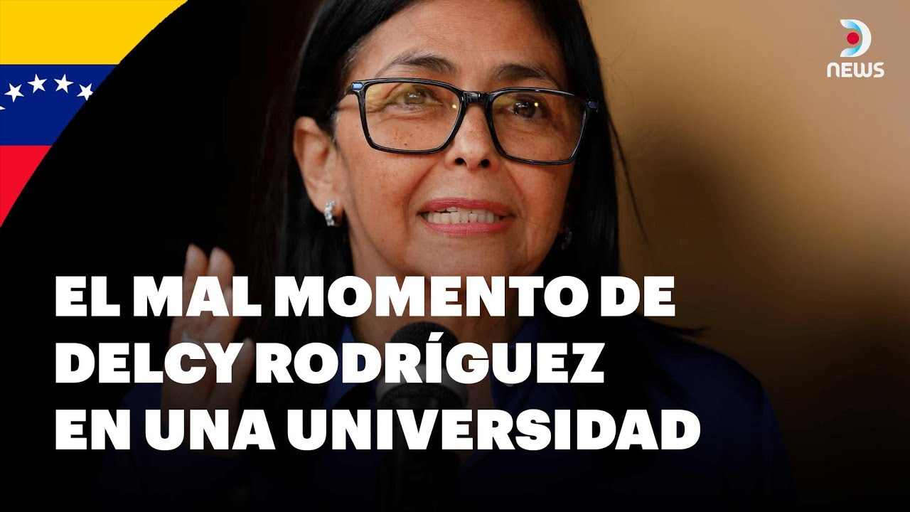 🇻🇪 Increparon a Delcy Rodríguez durante su visita a la Universidad Central de Venezuela | DNews