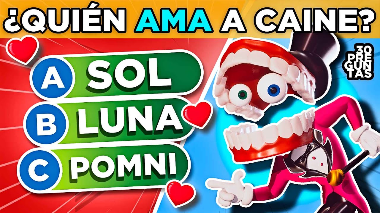 🐰🎪🤡 ASOMBROSO CIRCO DIGITAL | Pon a prueba tus conocimientos de Amazing Digital Circus #monoquiz