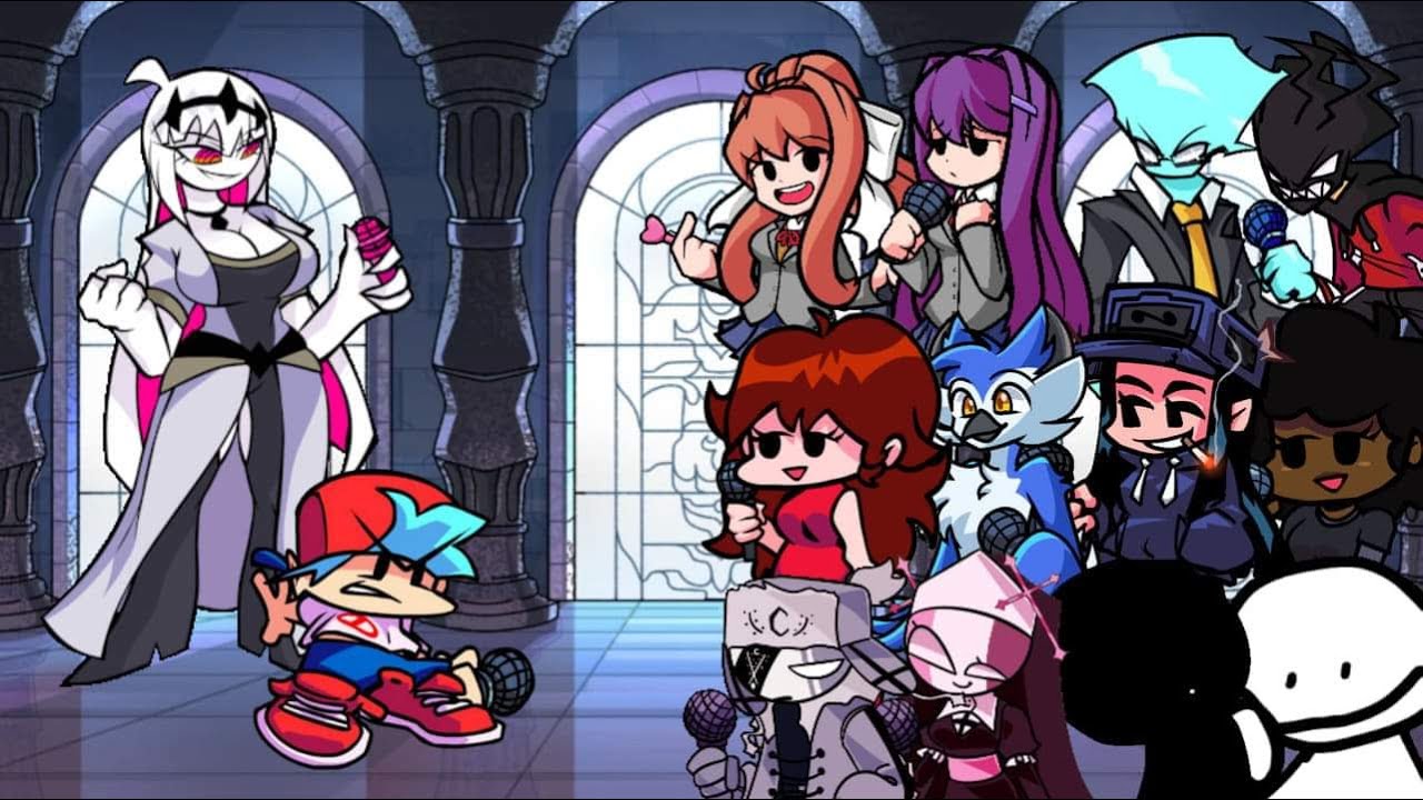 FNF Promenade But Different Characters Sing It 🎶 (Everyone Sings Promenade)