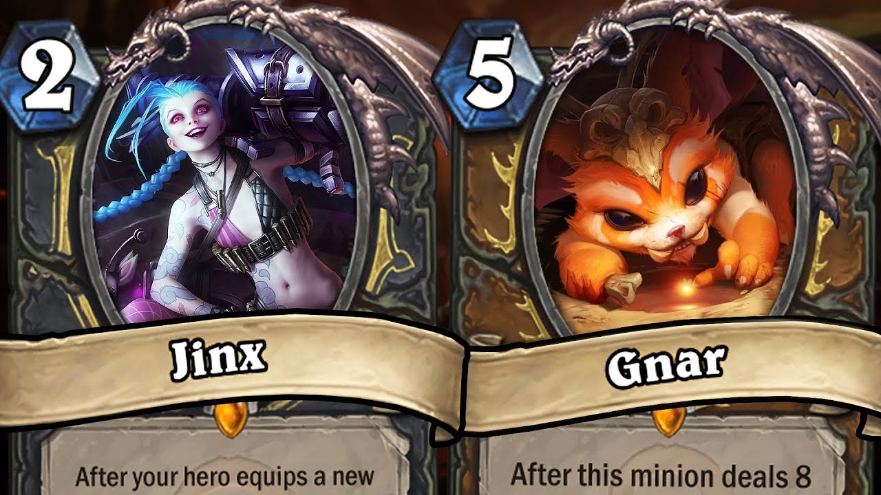 Top Custom LEAGUE OF LEGENDS Cards | Hearthstone
