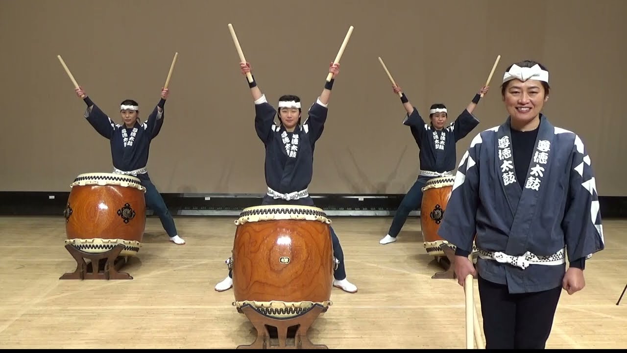 市民講座「優勝メンバーが教える和太鼓～基礎打ち～」