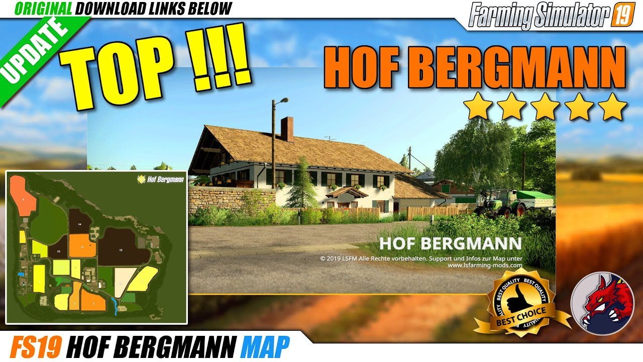 FS19 | HOF BERGMANN MAP v1.0.4 - review