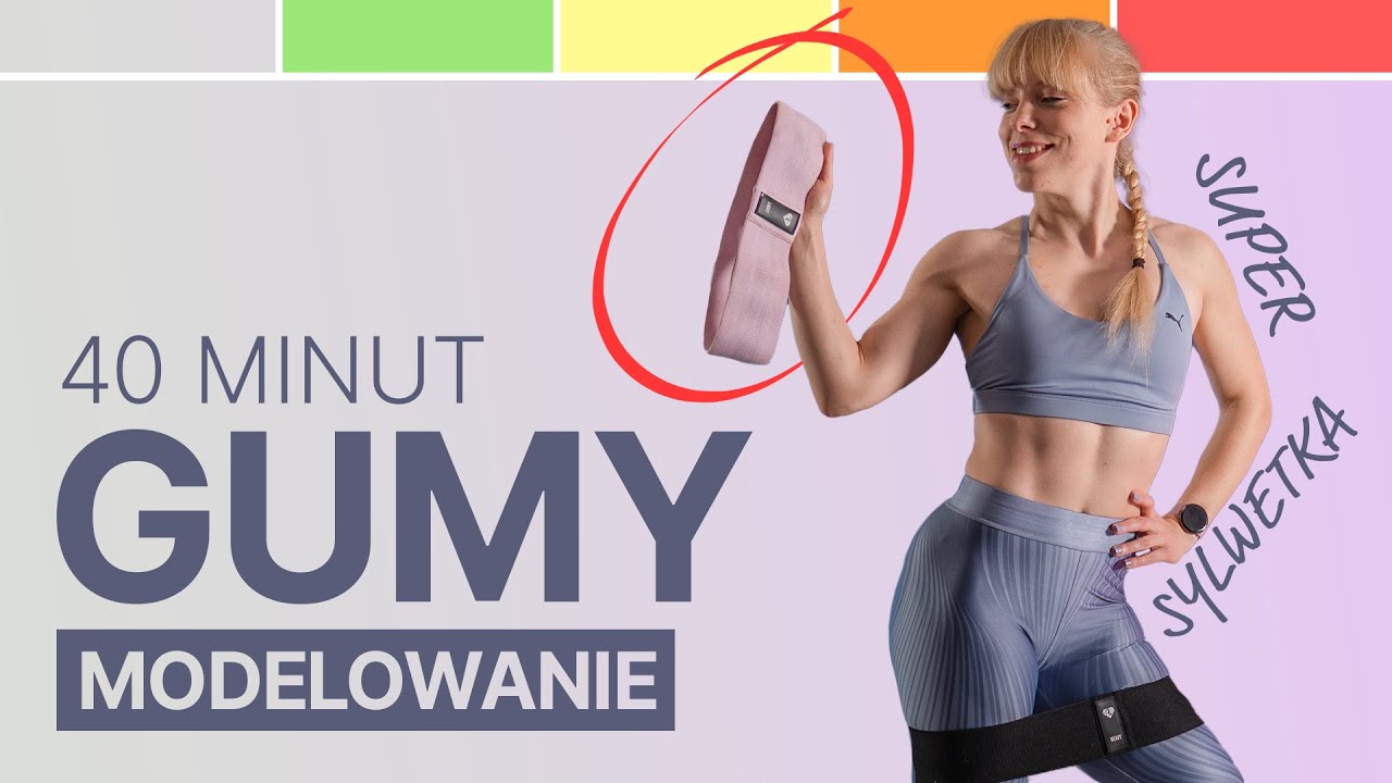 TRENING Z GUMAMI MINI BAND 🍑 | SUPER SYLWETKA | 40 MIN. CAŁE CIAŁO | Codziennie Fit