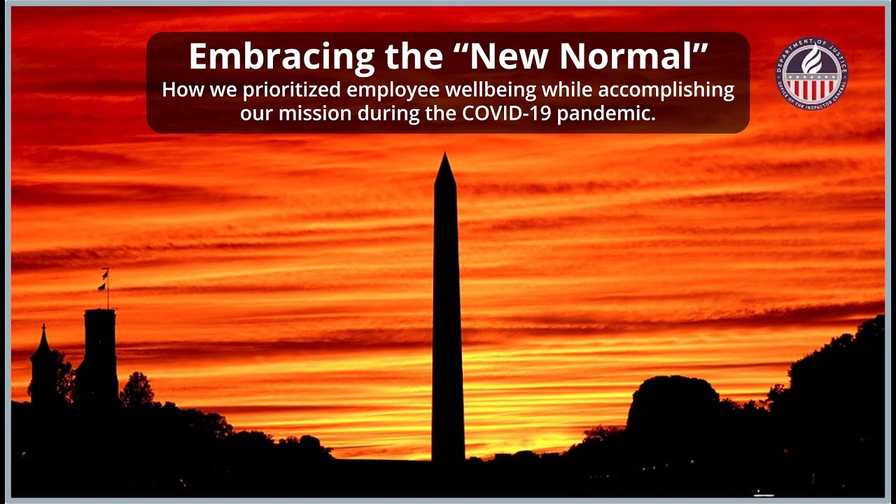 DOJ OIG’s Workplace Response to the COVID-19 Pandemic:  Embracing the “New Normal”