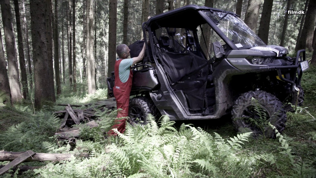 Can-Am Traxter 1000 XT in Wald Daniel Klein 2017 in 4K