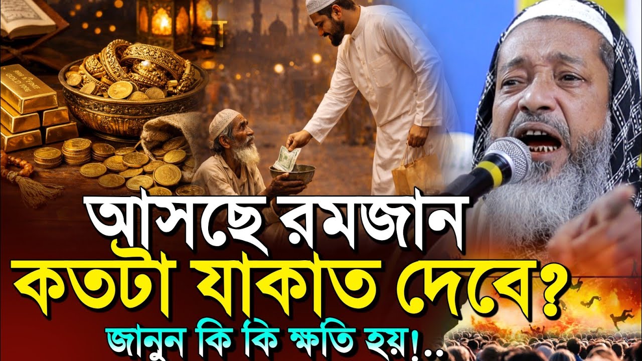 *আসছে মাহে রমজান🙆🏻 যাকাত না দিলে কি কি ক্ষতি ও শাস্তি?┇Mufti Abdul Kayum Saheb jalsa #Ramzan2026