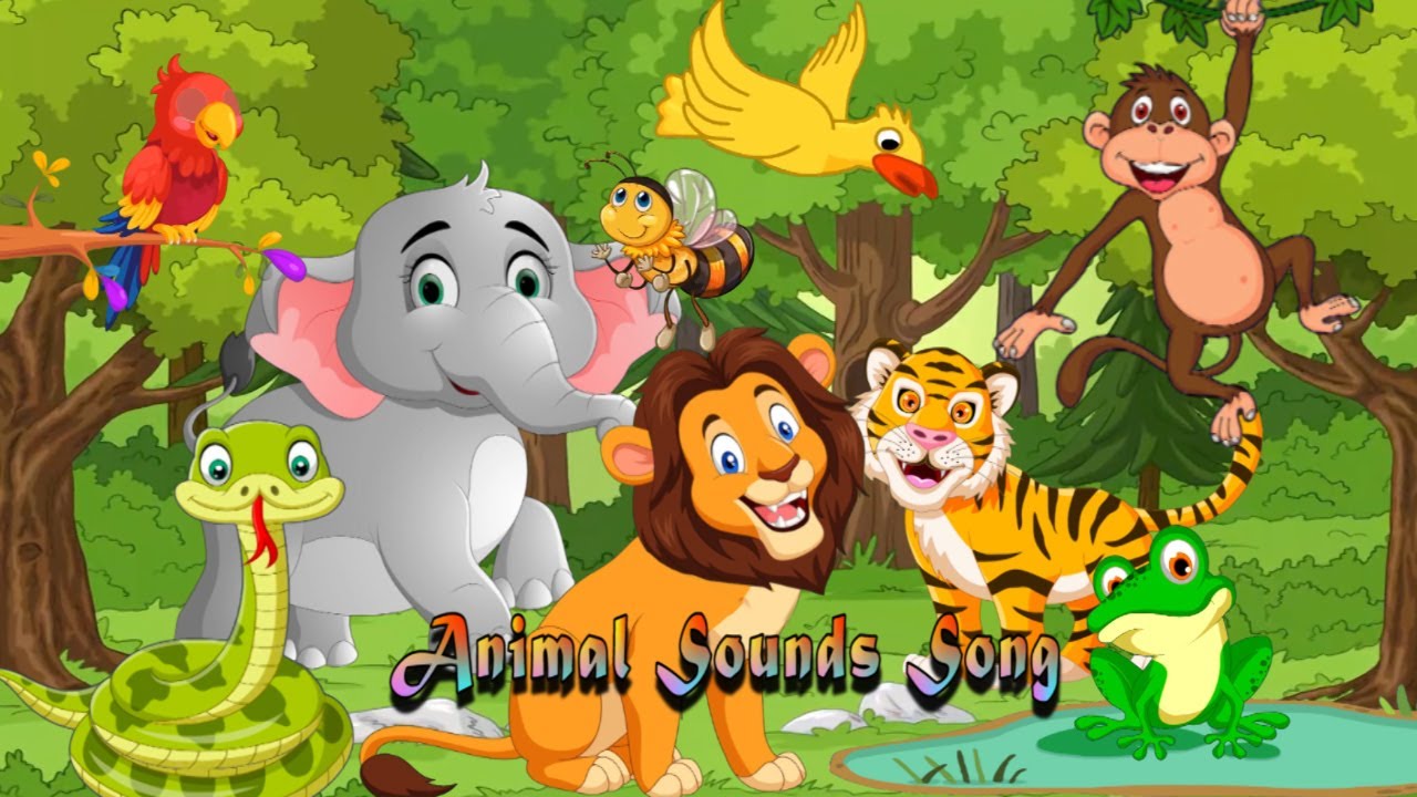 Animal Sounds Song - Animals Song For Kids