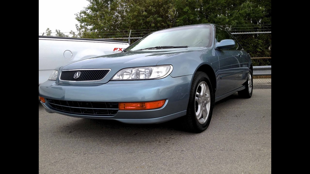1998 Acura CL 2.3L Start Up, Quick Tour, & Rev With Exhaust View
