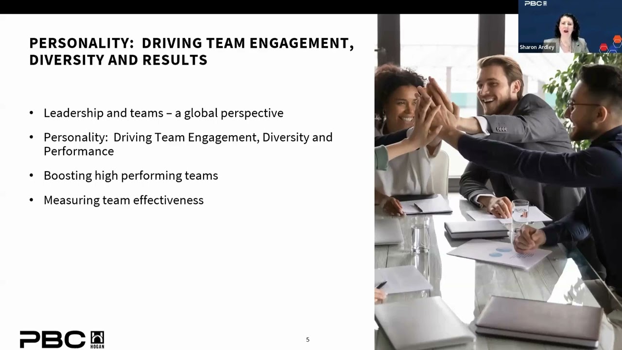 PBC Thought Leadership Forum 2025 - Personality: Driving Team Engagement, Diversity and Results