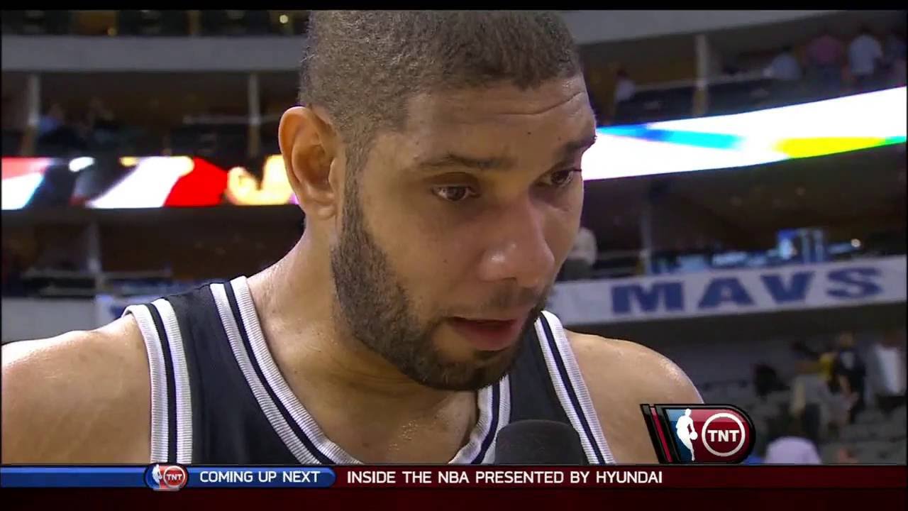 Tim Duncan: Leading the Spurs over Dirk and the Mavs (2010 Playoffs Game 2, Thank you TD)