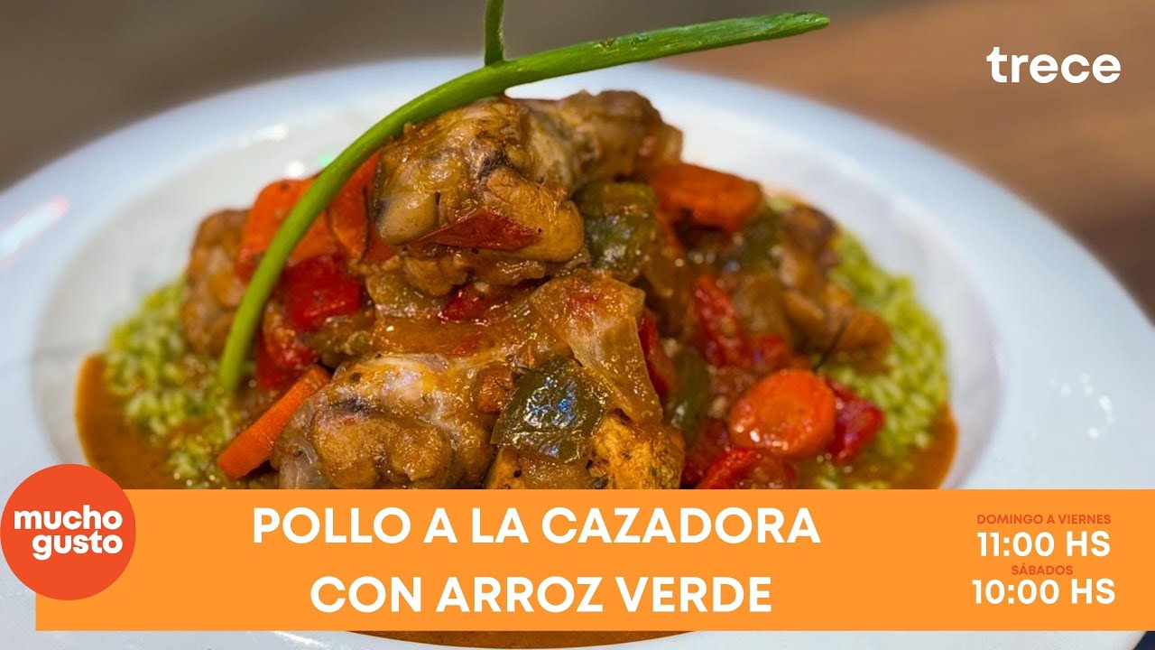 Pollo a la cazadora con arroz verde | 10-11-25 | Mucho Gusto