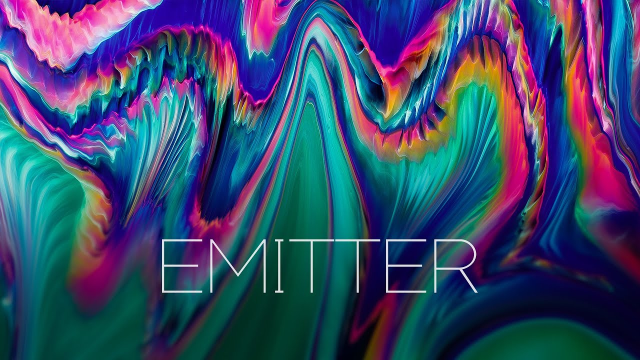 EMITTER - THE FLUID ART COLOR MACHINE   HDR 8K 60FPS  