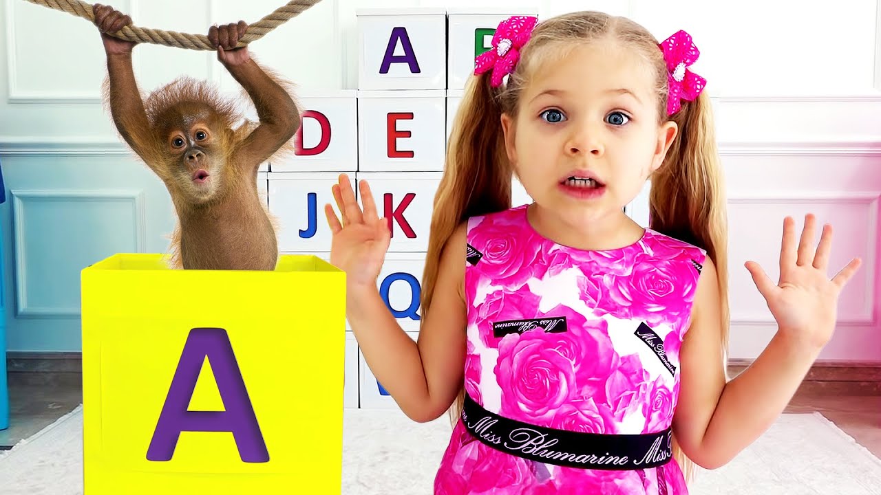 ABC Aprenda o Alfabeto em Inglês com Diana e Roma