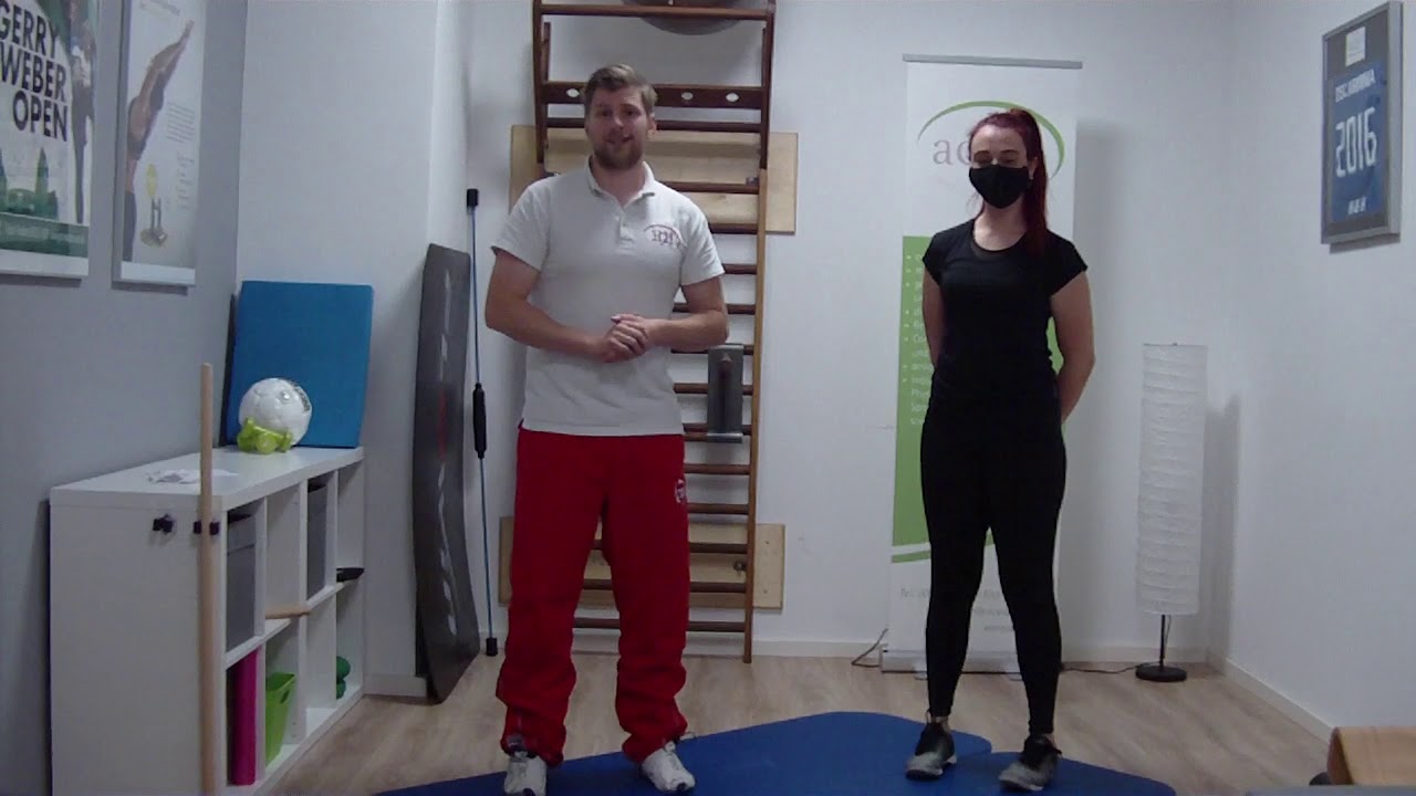 Dehnung der unteren Extremit&auml;ten