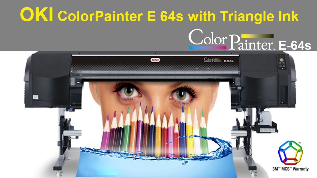 OKI ColorPainter E 64s with Triangle Ink