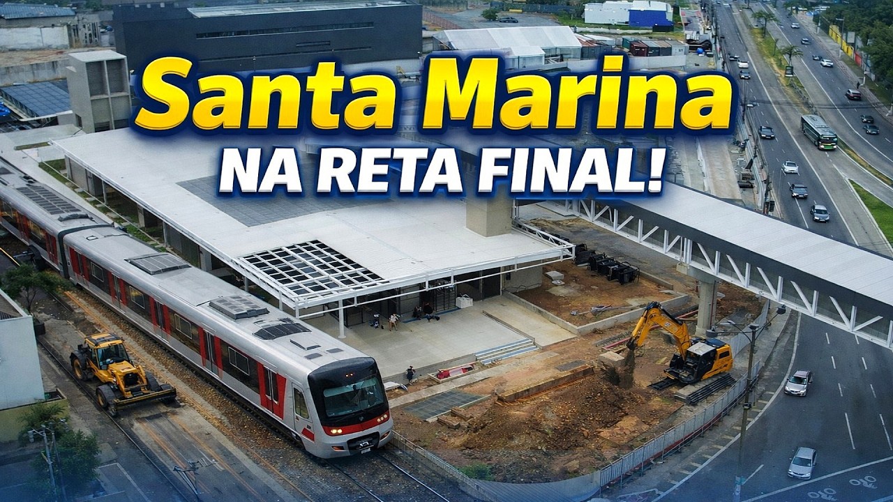 🔥 Agora É Real! Estação Santa Marina Surpreende 😱🚧