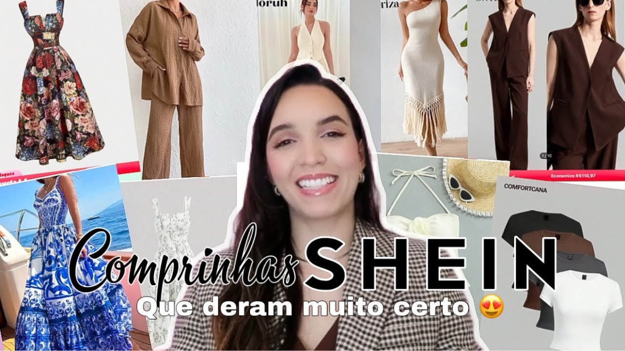 COMPRINHAS SHEIN QUE DERAM MUITO CERTO 2025 - Vestidos, Conjuntos, Alfaiataria, Moda Praia