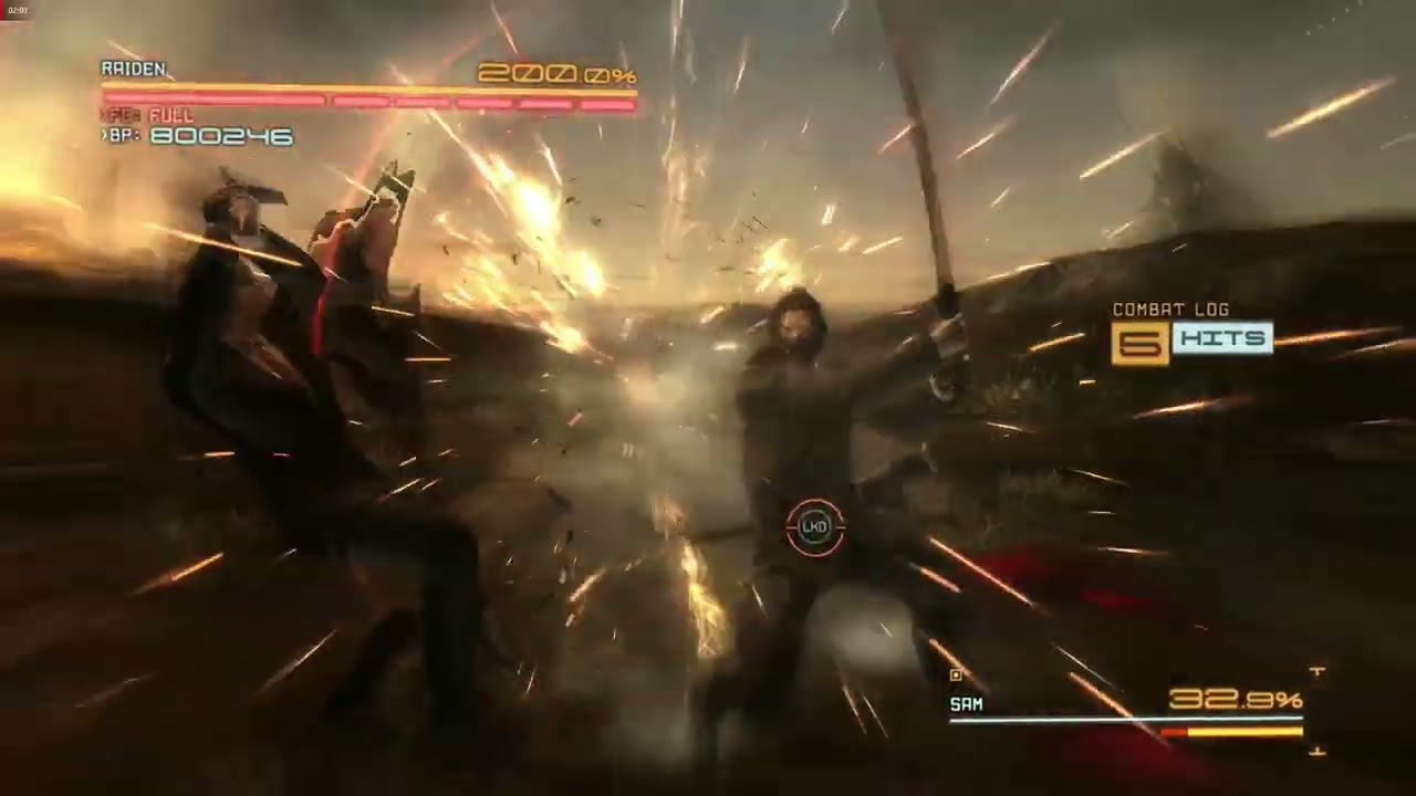 Batalla contra Sam pero ya sin cagarla al final equisde.