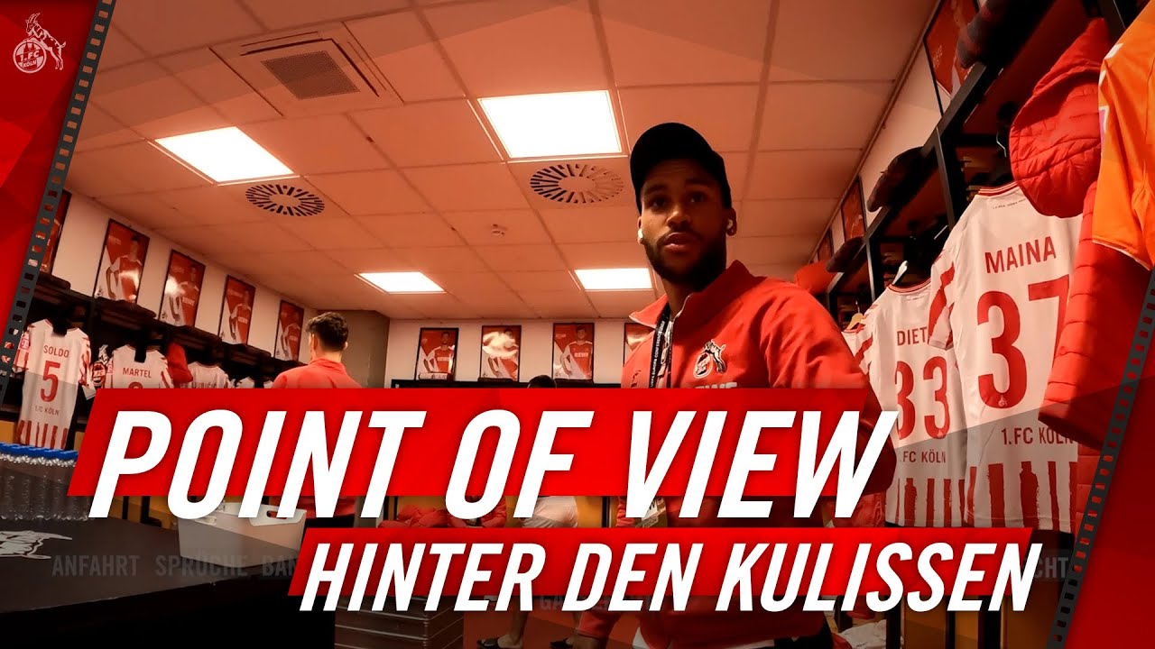 POV: In der KABINE, im TUNNEL & am SPIELFELD | 1. FC Köln | Mit dem Zeugwart unterwegs