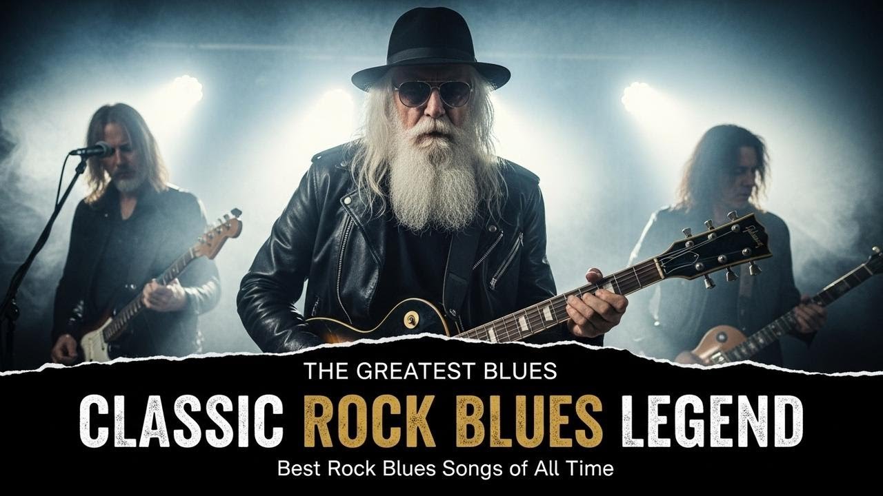 Eric Clapton, Muddy Waters, Jimi Hendrix, BB King, ZZ Top – Vintage Rock Blues Era