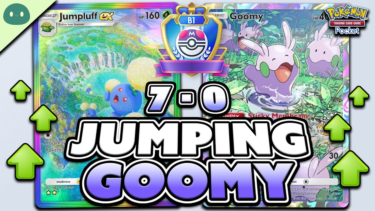 Make Them RAGEQUIT with Jumpluff ex & Goomy | Pokemon TCG Pocket