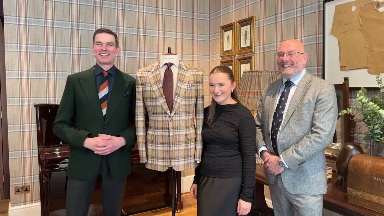 Heriot-Watt design student makes her debut on London’s luxury Savile Row