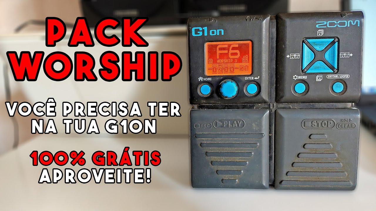 Zoom G1ON - Pack de Timbres Worship - Grátis