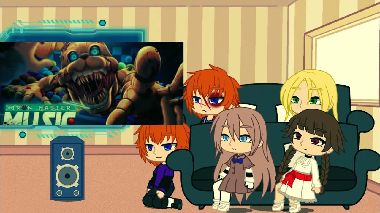Família do chucky, M3gan e a annabelle react Mergulho Na escuridão | FNAF: INTO THE PIT| IRON MASTER