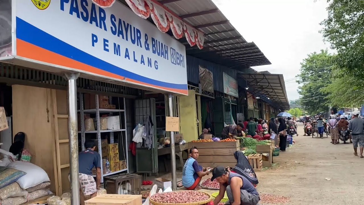 SUASANA BELANJA DI PASAR INDUK PEMALANG HARGANYA LEBIH MURAH DI BANDING PASAR2 LAINNYA